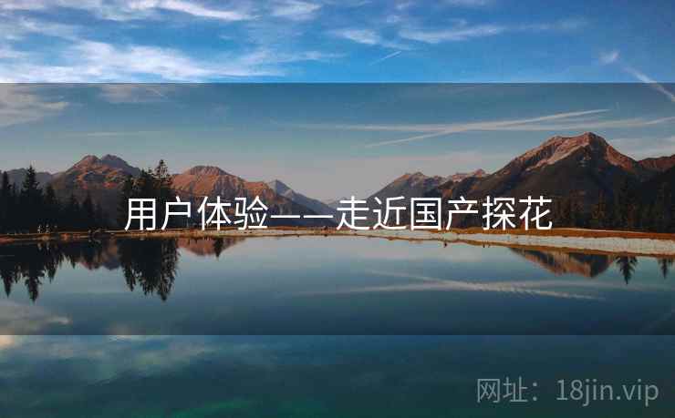 用户体验——走近国产探花